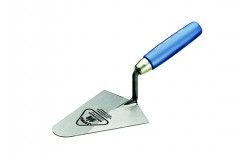 JUNG Plastering Trowel Dutch type, blade round, chrome plated 160 x 110 mm