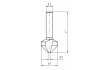 MAYKESTAG HSS-ECo5 avellanador cónico, división irregular 90° DIN 335 C ALUNIT 6.3 – 31.0 mm
